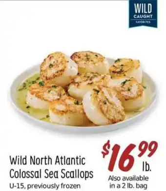 Sprouts Farmers Market Wild North Atlantic Colossal Sea Scallops offer