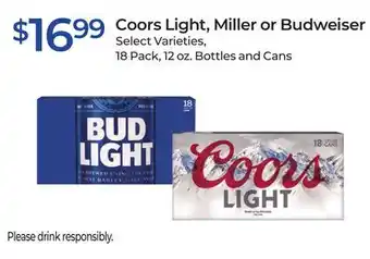Rite Aid Coors light, miller or budweiser offer