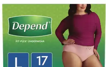Rite Aid Select depend underwear offer