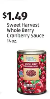 Aldi Sweet harvest whole berry cranberry sauce offer