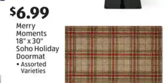 Aldi Merry moments 18 x 30 soho holiday doormat offer