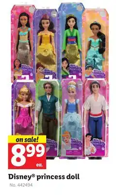 Lidl Disney princess doll offer