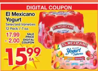 Superior Grocers El mexicano yogurt offer