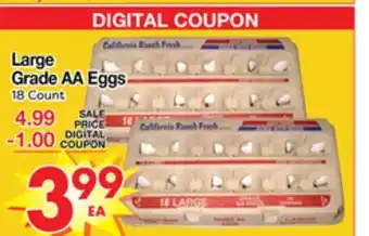 Superior Grocers Large grade aa eggs offer