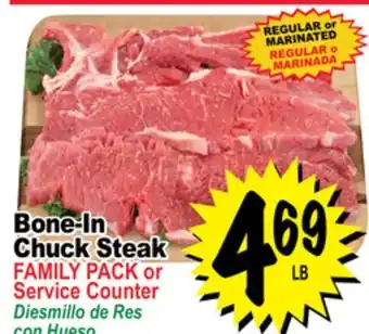 Superior Grocers Bone-in chuck steak offer