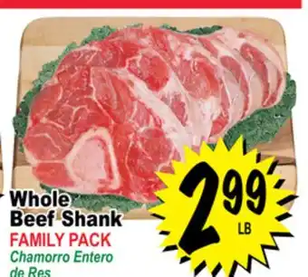 Superior Grocers Whole beef shank offer