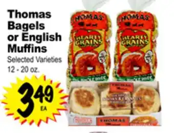 Superior Grocers Thomas bagels or english muffins offer