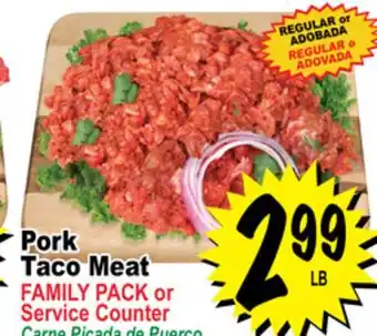 Superior Grocers Pork taco meat offer