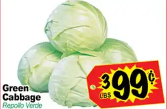 Superior Grocers Green cabbage offer