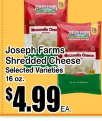 Superior Grocers Joseph farms shredded cheese offer