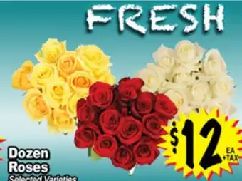 Superior Grocers Dozen roses offer