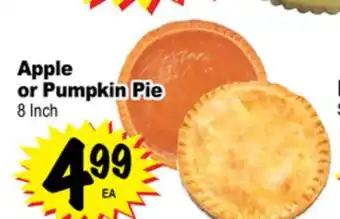 Superior Grocers Apple or pumpkin pie offer