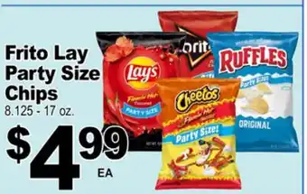 Superior Grocers Frito lay party size chips offer
