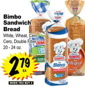 Superior Grocers Bimbo sandwich bread offer