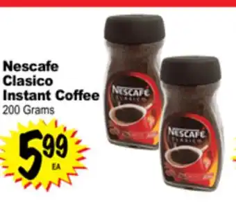 Superior Grocers Nescafe clasico instant coffee offer