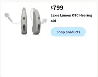 Walgreens Lexie lumen otc hearing aid offer