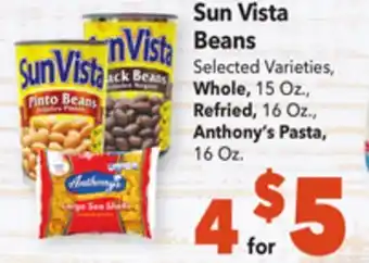 Vallarta Supermarkets Sun vista beans offer
