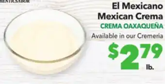 Vallarta Supermarkets El mexicano mexican crema offer