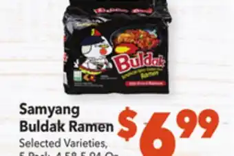 Vallarta Supermarkets Samyang buldak ramen offer