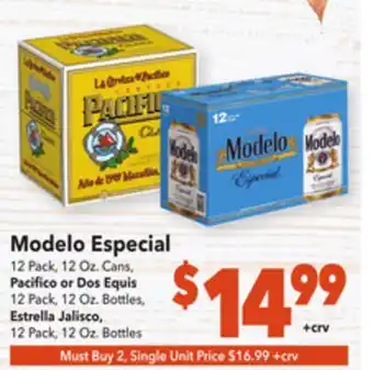 Vallarta Supermarkets Modelo especial offer