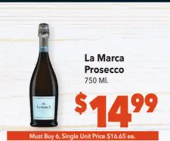 Vallarta Supermarkets La marca prosecco offer