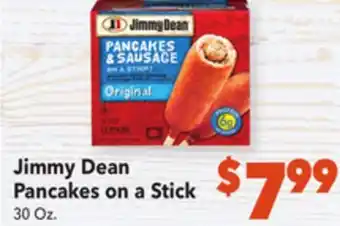 Vallarta Supermarkets Jimmy dean pancakes on a stick offer