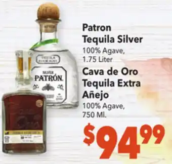 Vallarta Supermarkets Cava de oro tequila extra añejo offer