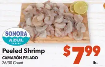 Vallarta Supermarkets Peeled shrimp/camarón pelado offer