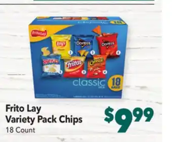 Vallarta Supermarkets Frito lay variety pack chips offer