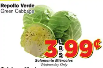 El Super Fresh Green cabbage offer