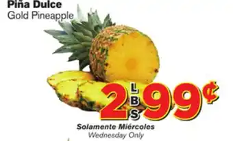 El Super Fresh Gold pineapple offer