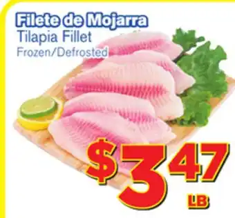 El Super Fresh Filete de mojarra tilapia fillet offer