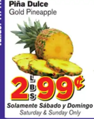 El Super Fresh Gold pineapple offer