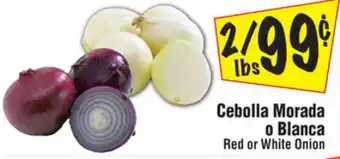 El Super Red or white onion offer