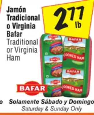 El Super Traditional or virginia ham offer