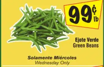 El Super Green beans offer