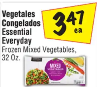 El Super Frozen mixed vegetables offer