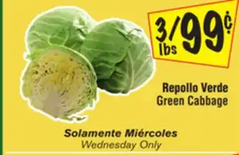 El Super Green cabbage offer