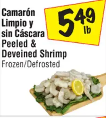El Super Peeled & deveined shrimp offer