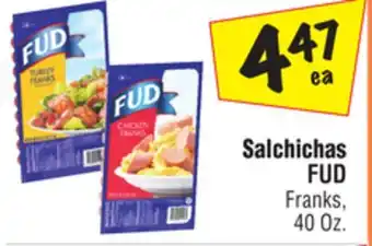 El Super Fud franks offer