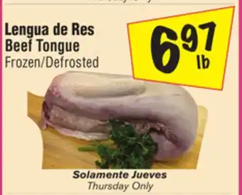 El Super Beef tongue offer