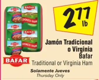 El Super Traditional or virginia ham offer