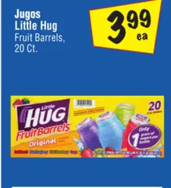 El Super Little hug fruit barrels offer
