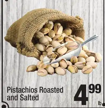 Super King Markets Pistachios roasted and salted offer