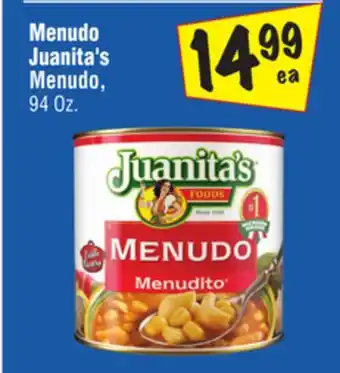 El Super Menudo juanita's offer