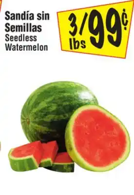 El Super Seedless watermelon offer