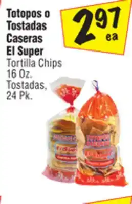 El Super Tortilla chips 16 oz. tostadas, 24 pk offer