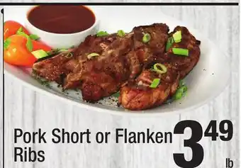 Super King Markets Pork short or flanken ribs offer