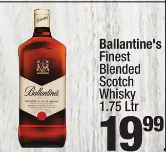 Super King Markets Ballantine's finest blended scotch whisky offer
