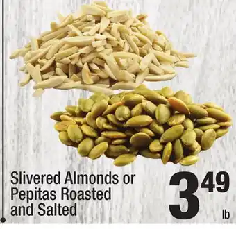 Super King Markets Slivered almonds or pepitas roasted and salted offer